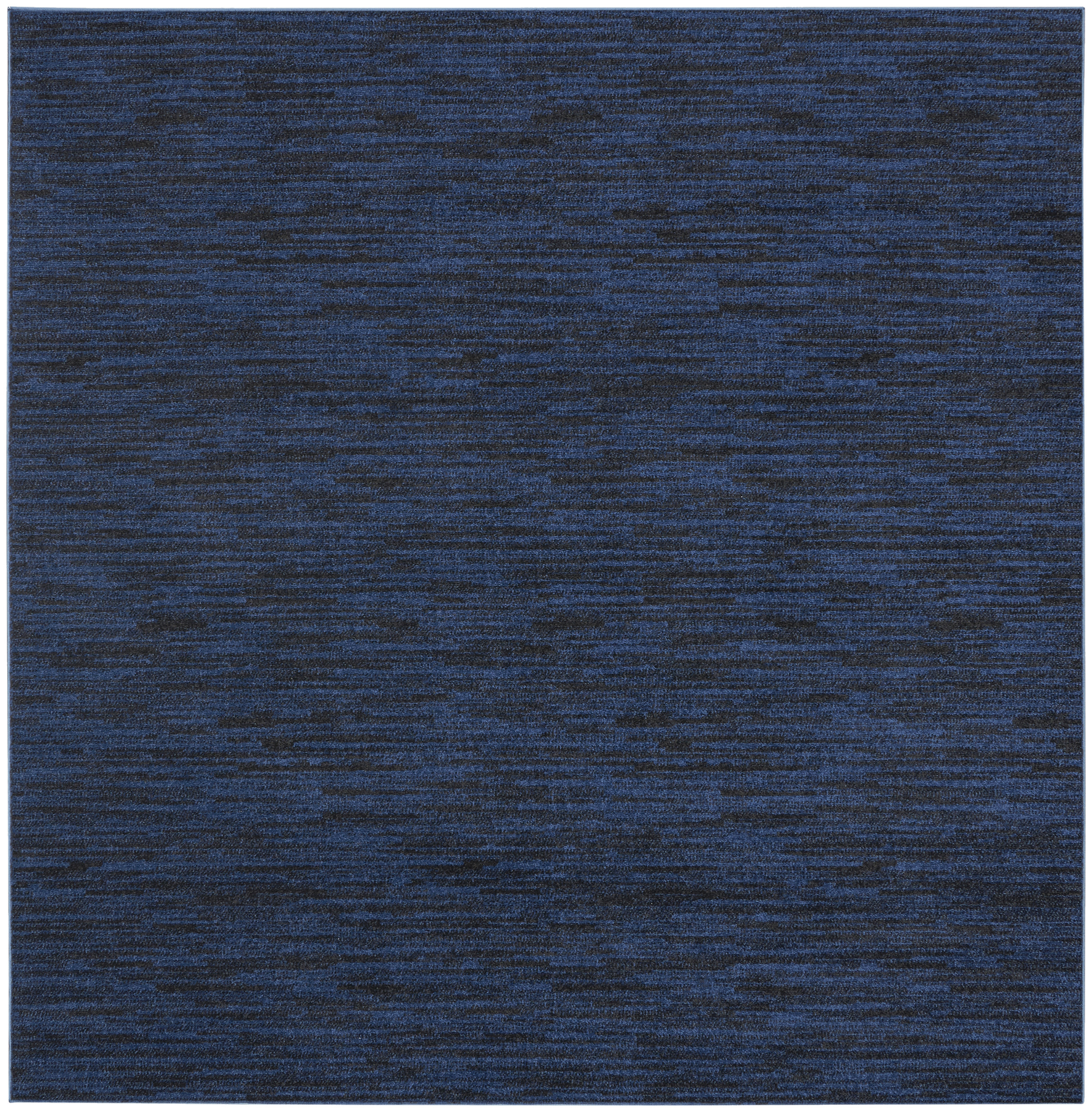 Nourison Nourison Essentials 5' x Square Midnight Blue Outdoor Rug