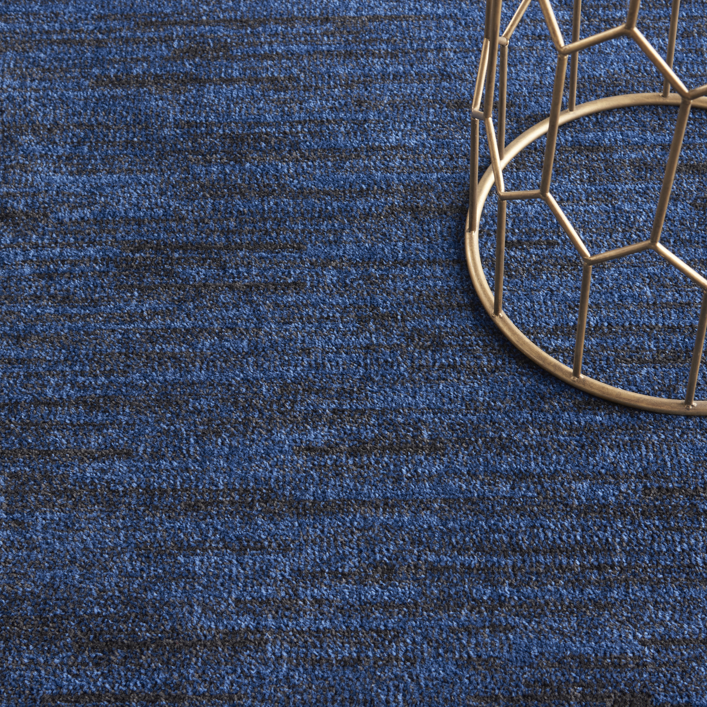 Nourison Nourison Essentials 6' x Round Midnight Blue Outdoor Rug