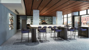 Karlstad Blue Gravel 24x24, Blue Solid 24x47, Blue Pebble 24x47 and White Stone 24x47