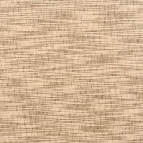 Beige woven fabric with fine horizontal and vertical threads forming a subtle crosshatch; occupying the entire frame, close-up of a flat, evenly lit neutral surface.