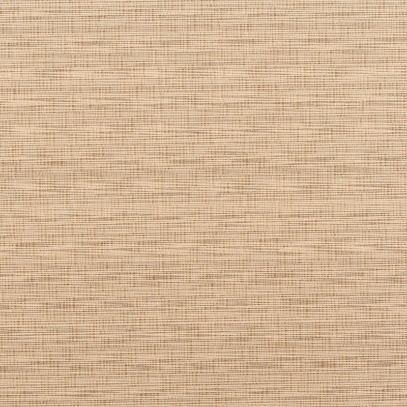 Beige woven fabric with fine horizontal and vertical threads forming a subtle crosshatch; occupying the entire frame, close-up of a flat, evenly lit neutral surface.