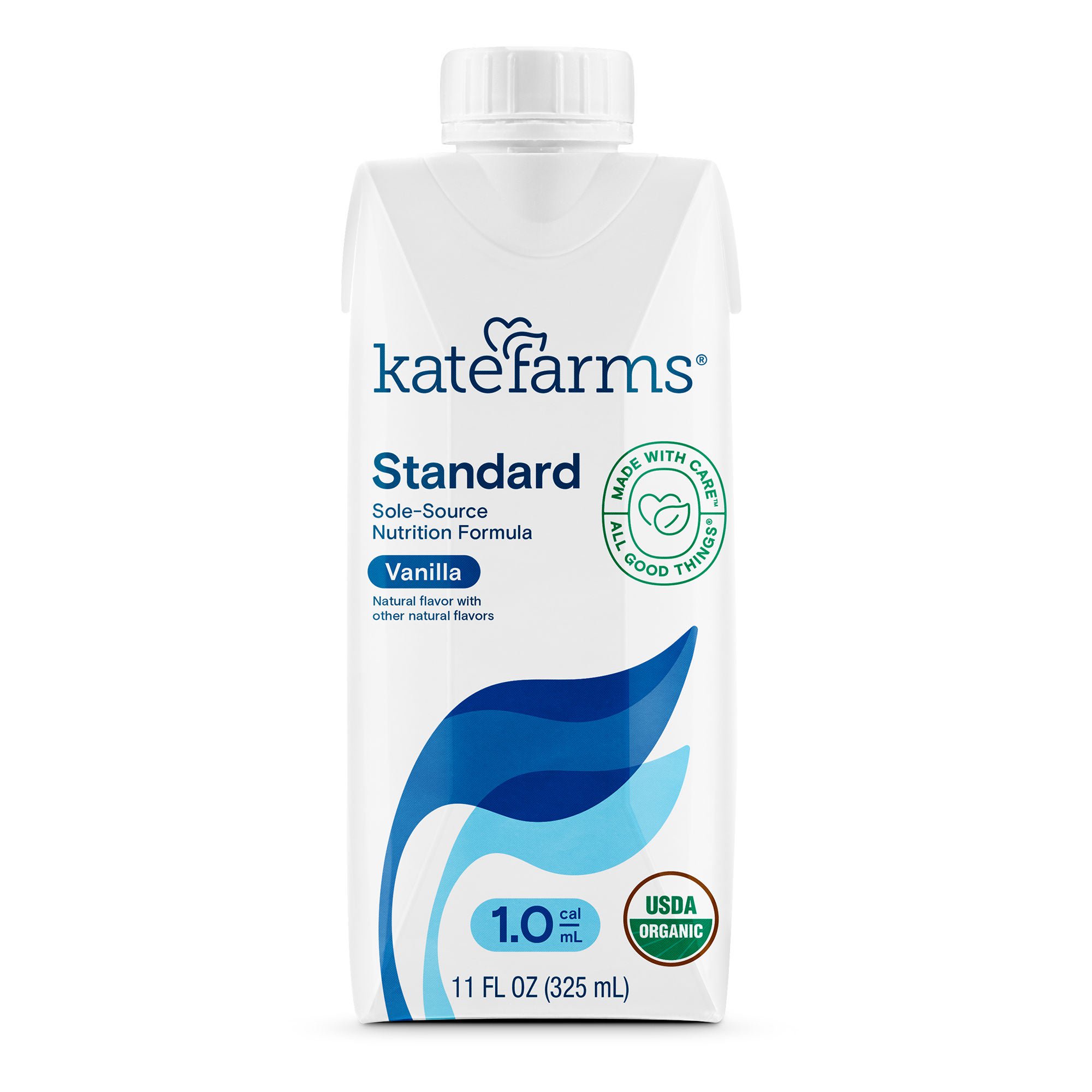 Kate Farms® Standard 1.0 Vanilla Sole-Source Nutrition Formula, 11-ounce carton