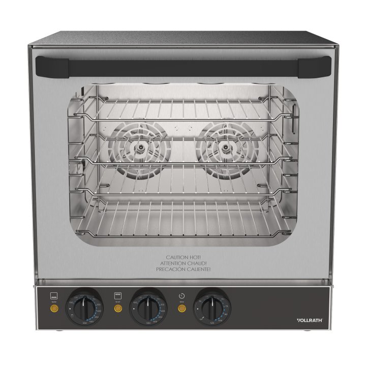 208- to 240-volt half-size convection oven
