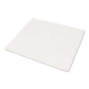 Hospeco, TaskBrand, Oil Only Sorbent Pad, White, 15" x 18", Light Duty, Melt Blown