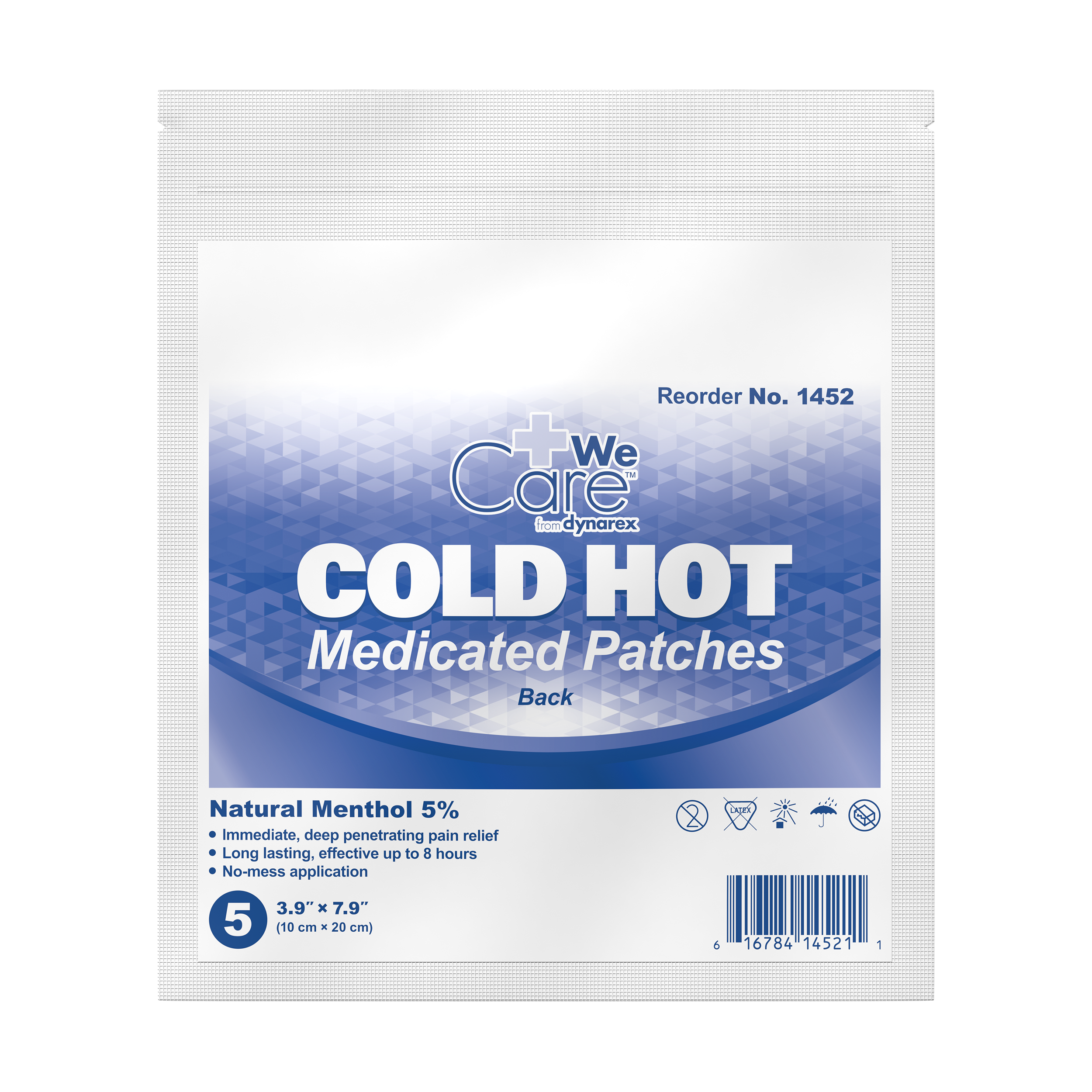 Cold Hot Medicated Patches - Back