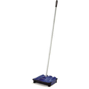Carlisle, Sparta, Duo-Sweeper Multi-Surface Floor Sweeper 9.5", Blue