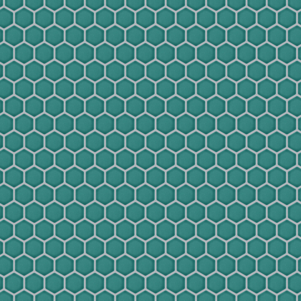 Tribeca 2″ Hex Glossy Jade 11-1/8 in. x 12-5/8 in. Porcelain Mosaic Tile