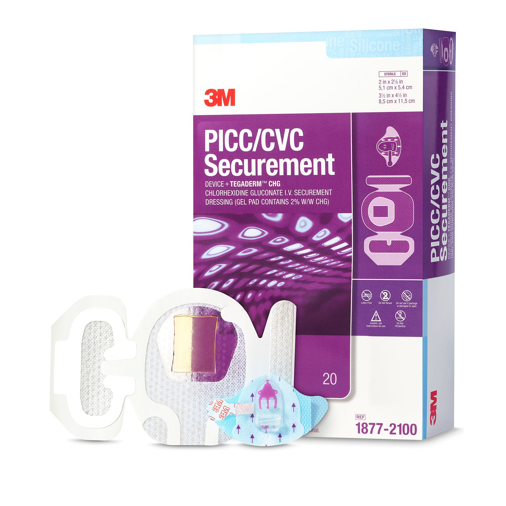 3M™ PICC/ CVC Securement Device + Tegaderm™ CHG I.V. Securement Dressing