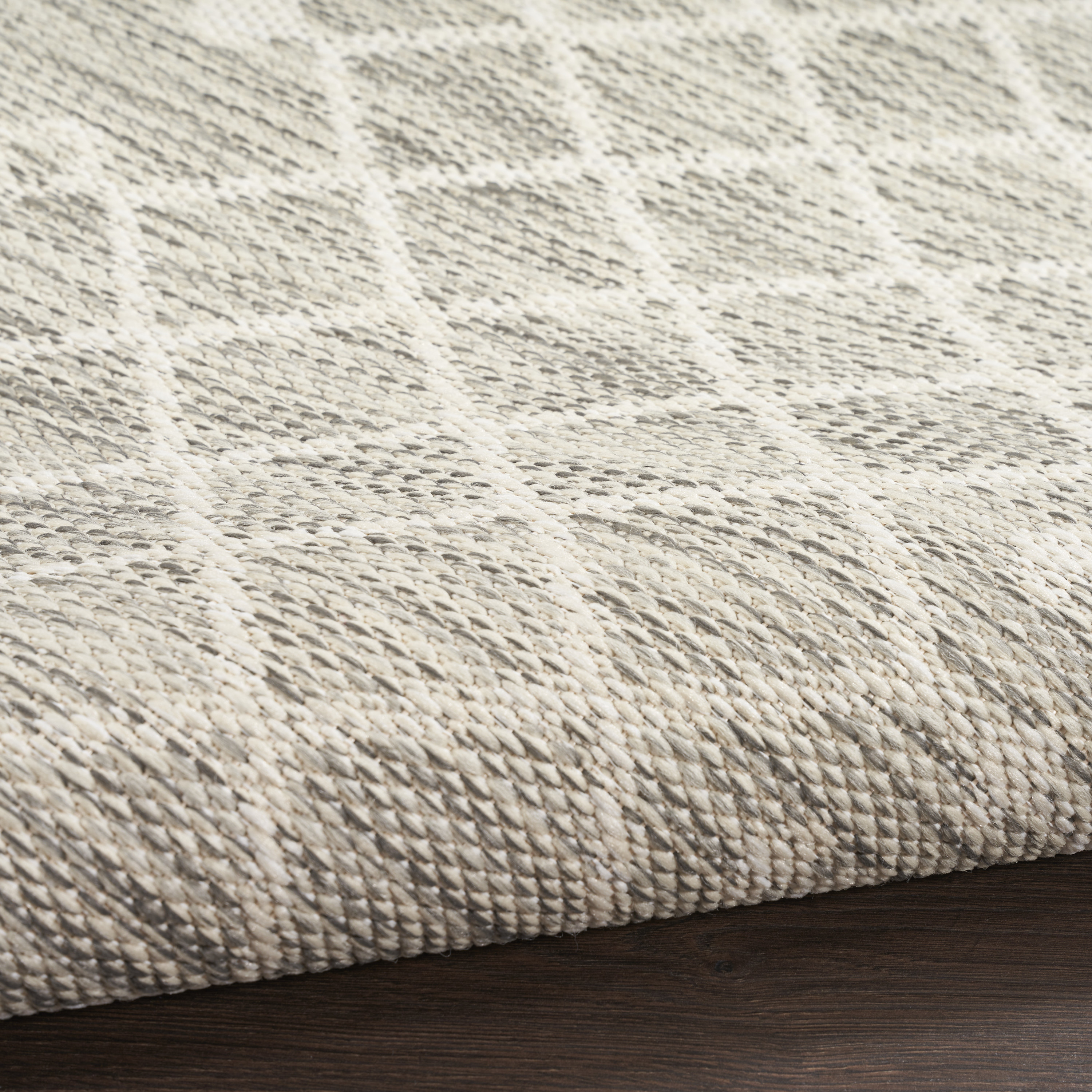 Nourison Positano 6' x 9' Light Grey Modern Rug