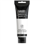 Liquitex BASICS Acrylic Paint 118 mL Tube Transparent Mixing White
