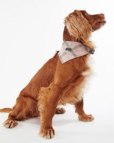 Tartan Bandana Taupe-Pink Tartan
