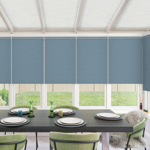 Storm Teal Roller Blind
