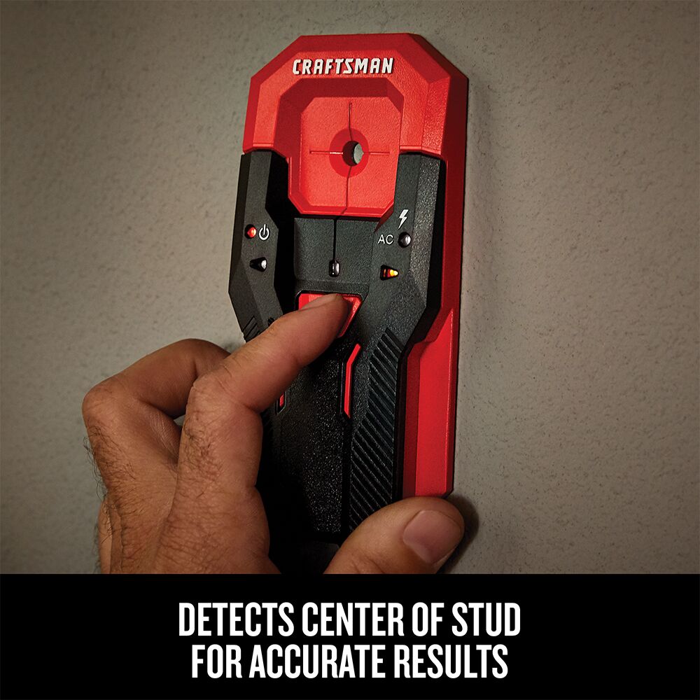 Graphic of CRAFTSMAN Measuring: Stud Finders highlighting product features