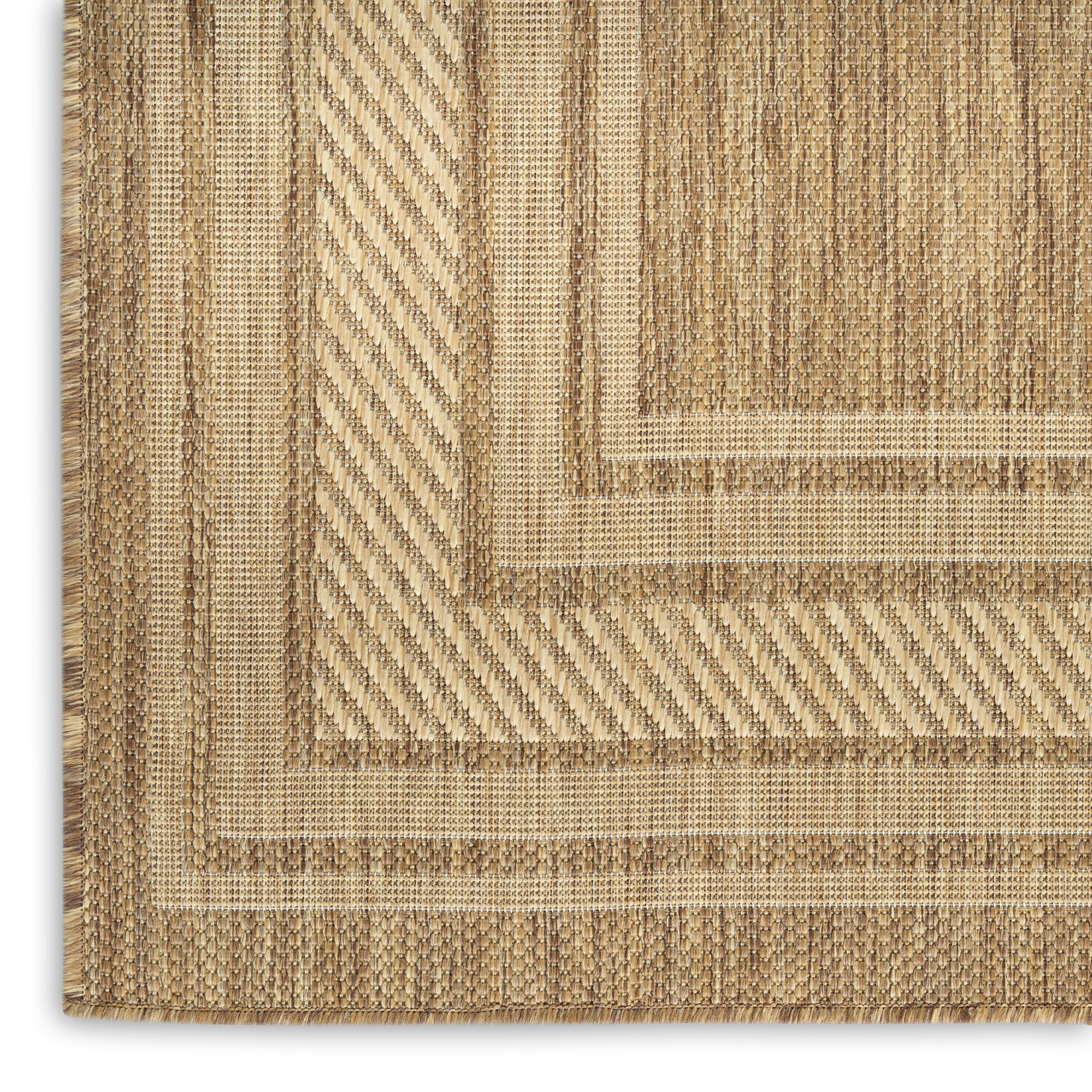 Nourison Horizon Indoor/Outdoor 6' x 9' Natural Modern Rug