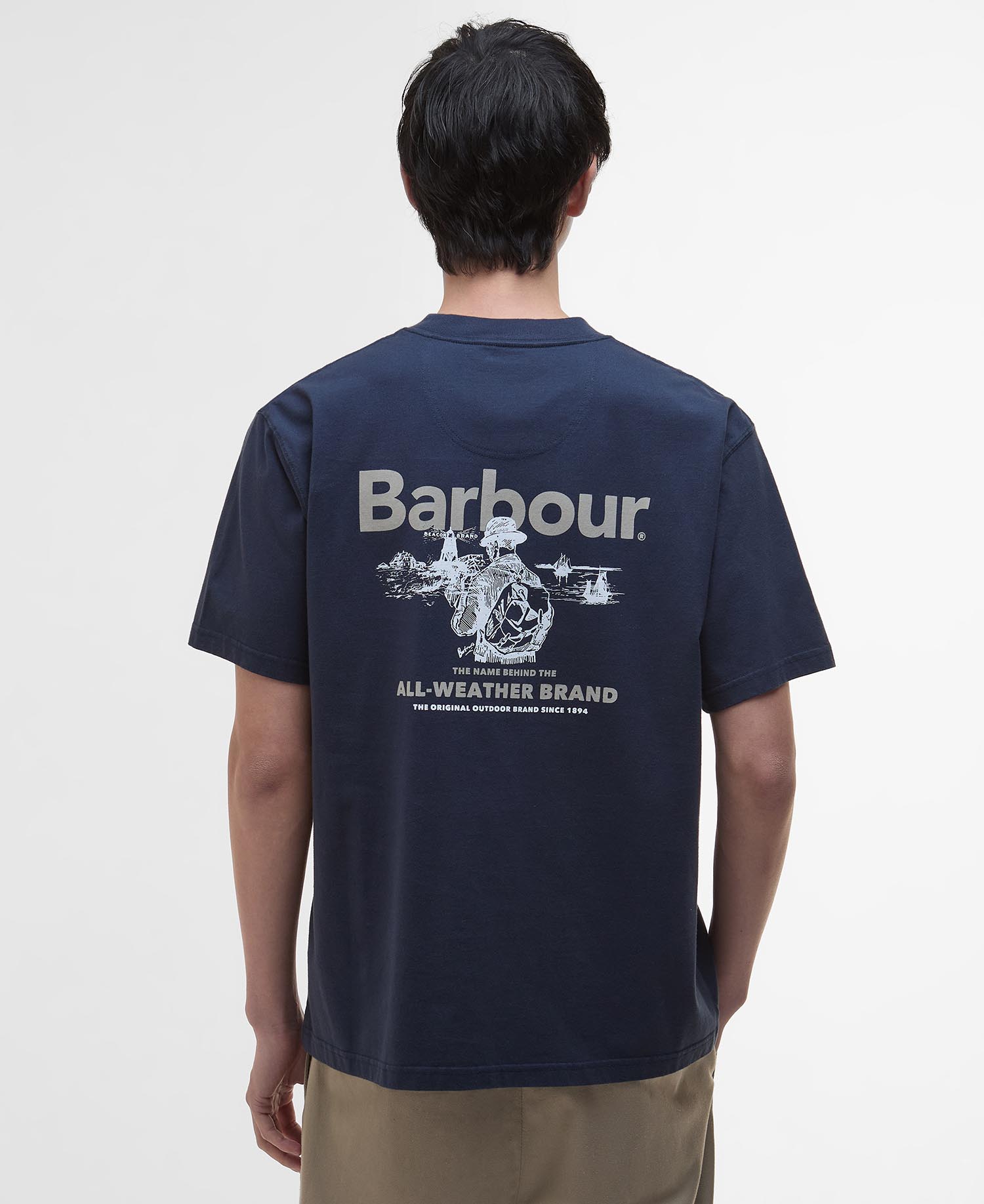 T-shirt oversize con stampa Outdoors image number 2