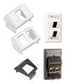 Tera-Max® Adapters for CT Faceplates 2-Port White