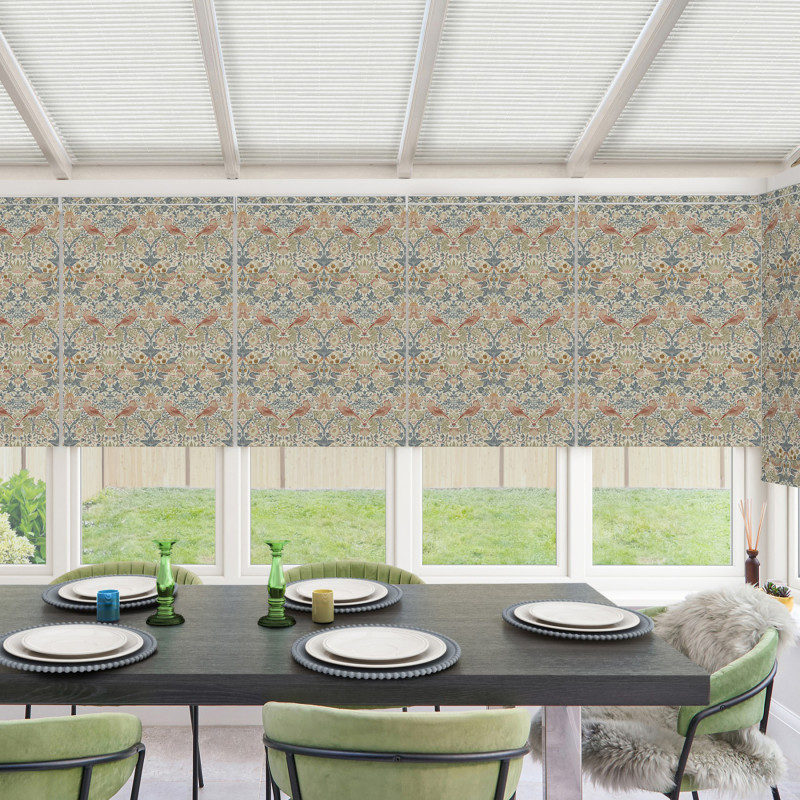 Strawberry Thief Blackout Dawn Roller Blind