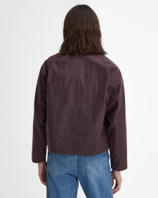 Spey Slim Waxed Jacket Bordeaux