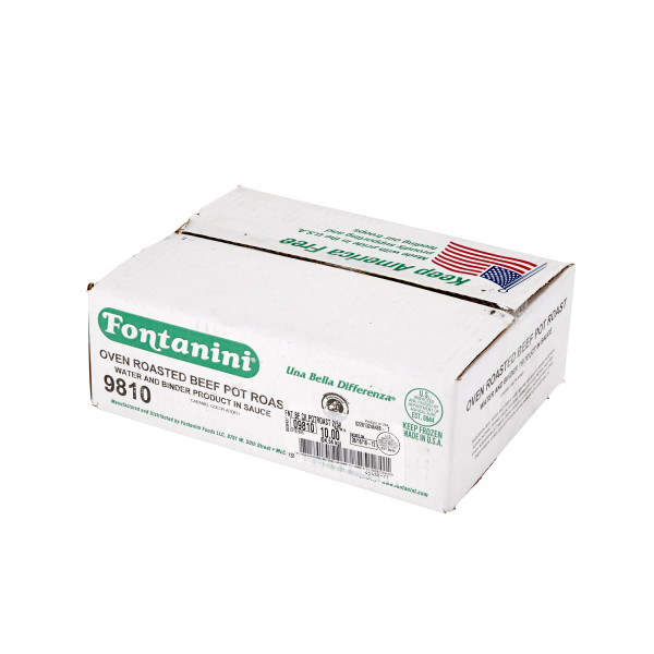 FONTANINI(r) Oven Roasted Beef Pot Roast, Cooked, 2/5 lb . C1RA - Front Right Closed Case (Hi Res)