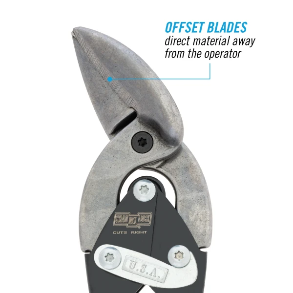 610FR 10-inch Offset Right Aviation Snip