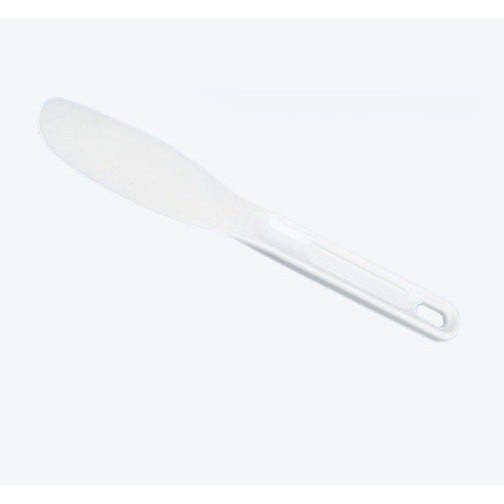 Alginate Spatula Plastic with Broad Blade White