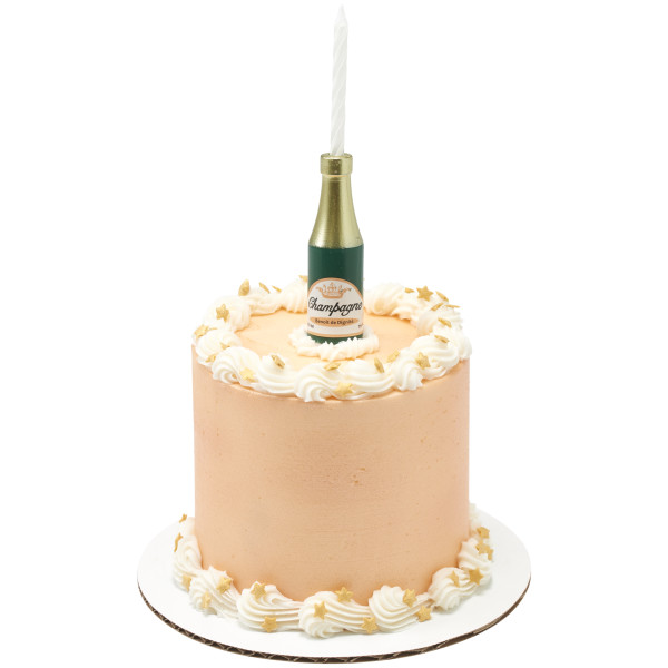 Champagne Bottle Candle Holder