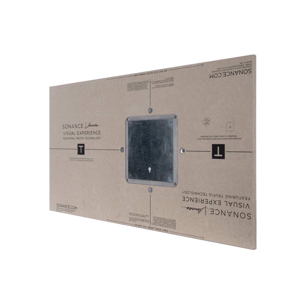 TRUFIG PLATFORM FOR VX-VXQ-PPX 4" SQUARE 1/2" GYPSUM BOARD