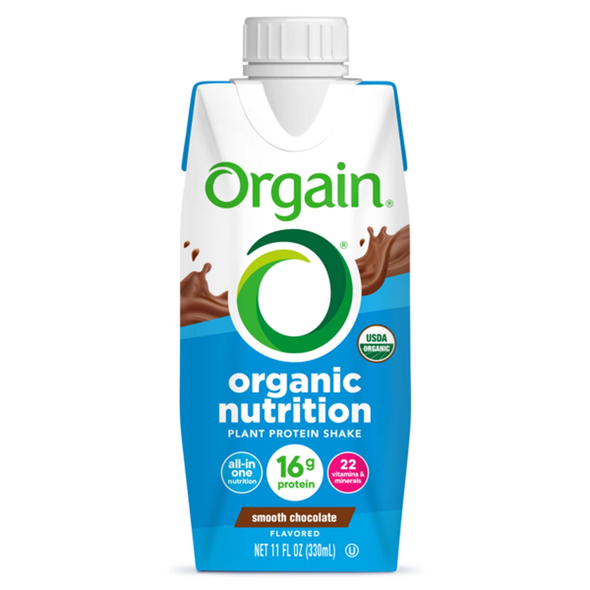 Nestle Healthcare Nutrition SHAKE, VEGAN ORGANIC ORGAIN NUTRTN SMTH CHOC 330ML (12/CS)