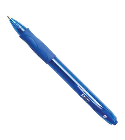BIC® Glide™ Bold Retractable Pens, Blue, Box of 12