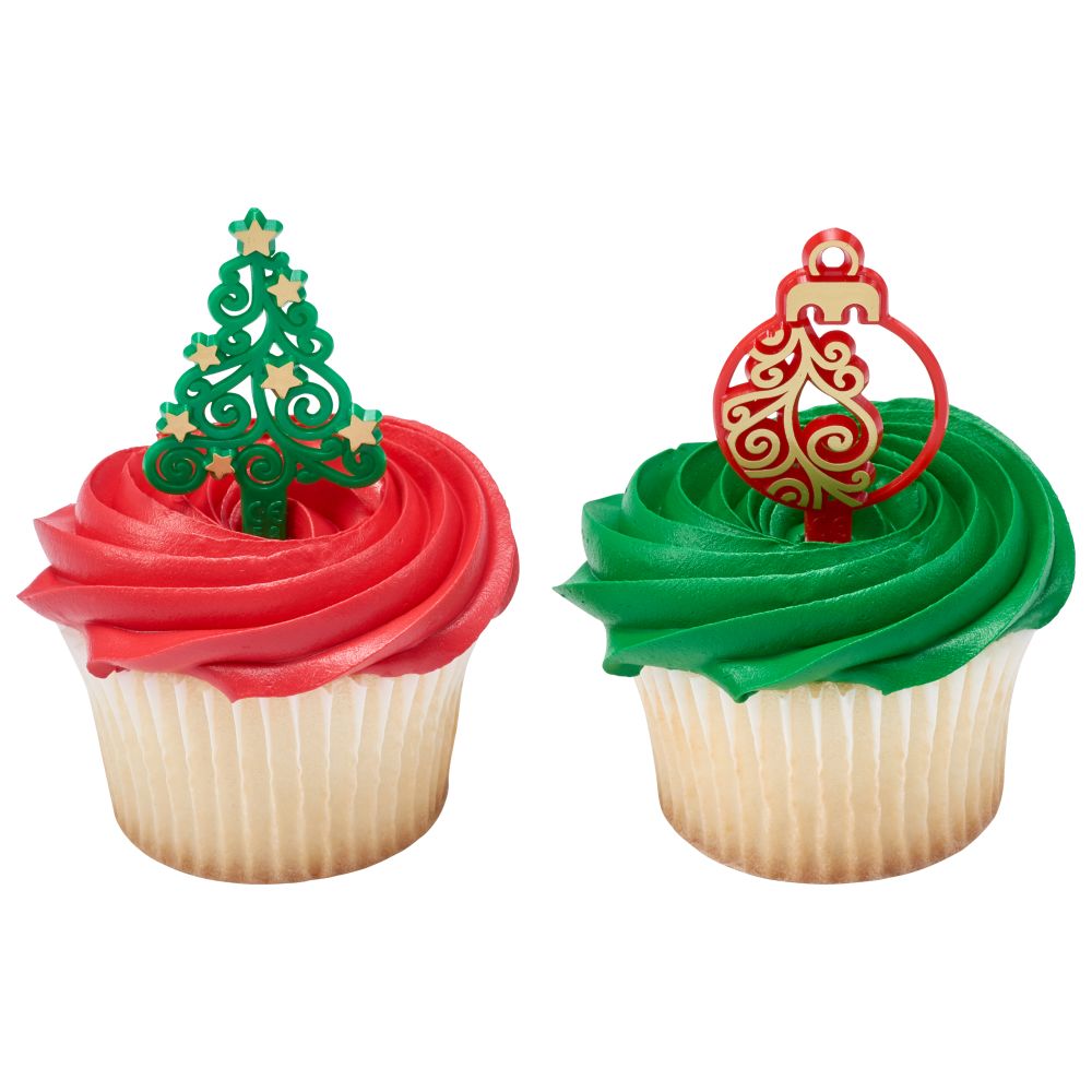 Image Cake Tree and Ornament Icons