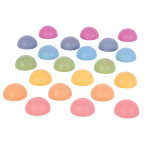 TickiT&reg; Rainbow Wooden Semispheres - Set of 21 CTU73985