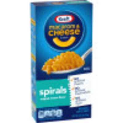 Kraft Spirals Original Macaroni & Cheese Dinner, 5.5 oz Box