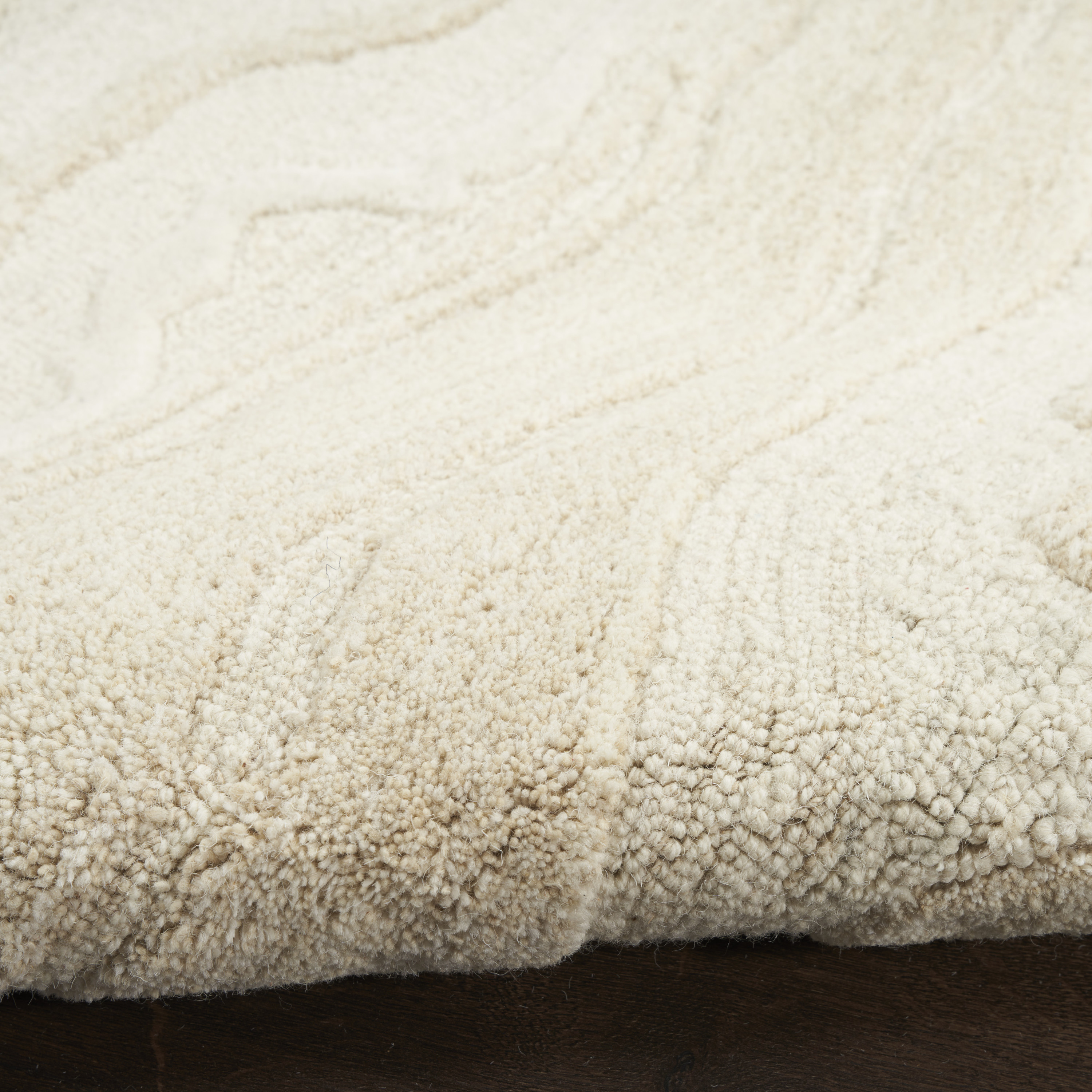 Nourison Graceful 2'3" x 7'6" Ivory Modern Indoor Rug