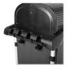 Rubbermaid Commercial, Executive Series, Executive Janitorial Cleaning Cart with Doors and Hood High Security, Black