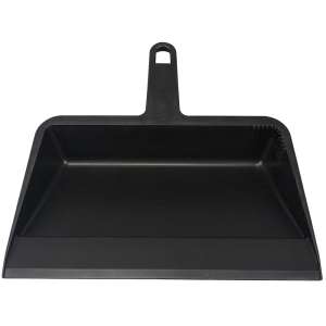 Impact, Value-Plus, Black, 12", Dust Pan