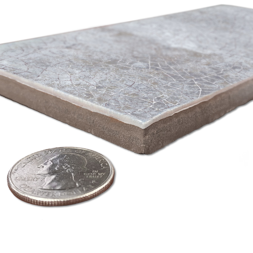 Myst Gunsmoke 4 in. x 8 in. Ceramic Wall Tile