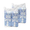 Dart, Foam Hinged Lid Container, 3-Compartment, 8 oz, 9" x 9.4" x 3", White