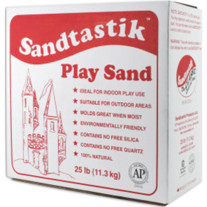 Sparkling White Play Sand, 25 lb (11.3 kg)