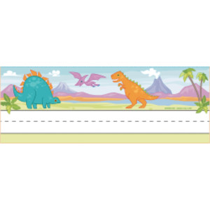 Dino Quest Tented Nameplates, 36 Count