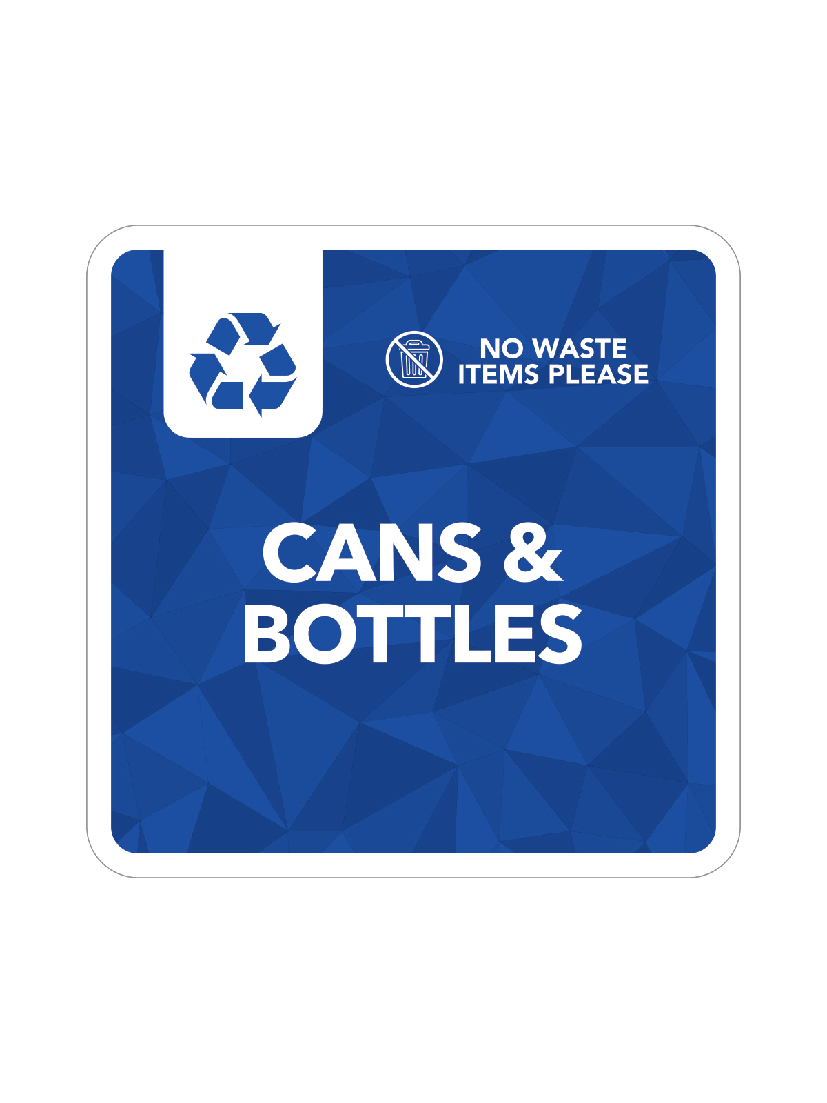 MOSAIC – Label – Cans & Bottles – Blue