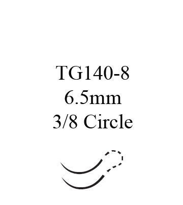 J & J Healthcare Systems SUTURE, GUT PL 6-0 18" TG140-8(12/BX)