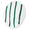 Rubbermaid Commercial, Low Profile Scrub Strip, 17", Green/White, Carpet Bonnet