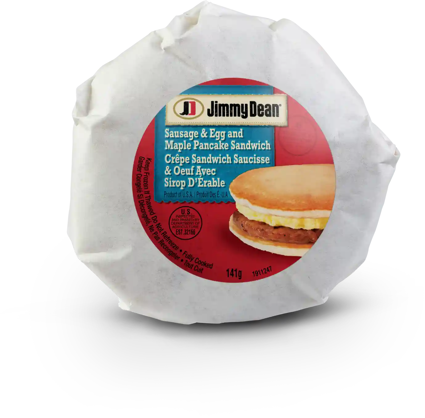 Jimmy Dean® Butcher Wrapped Sausage and Egg Maple Pancake Sandwich_image_21