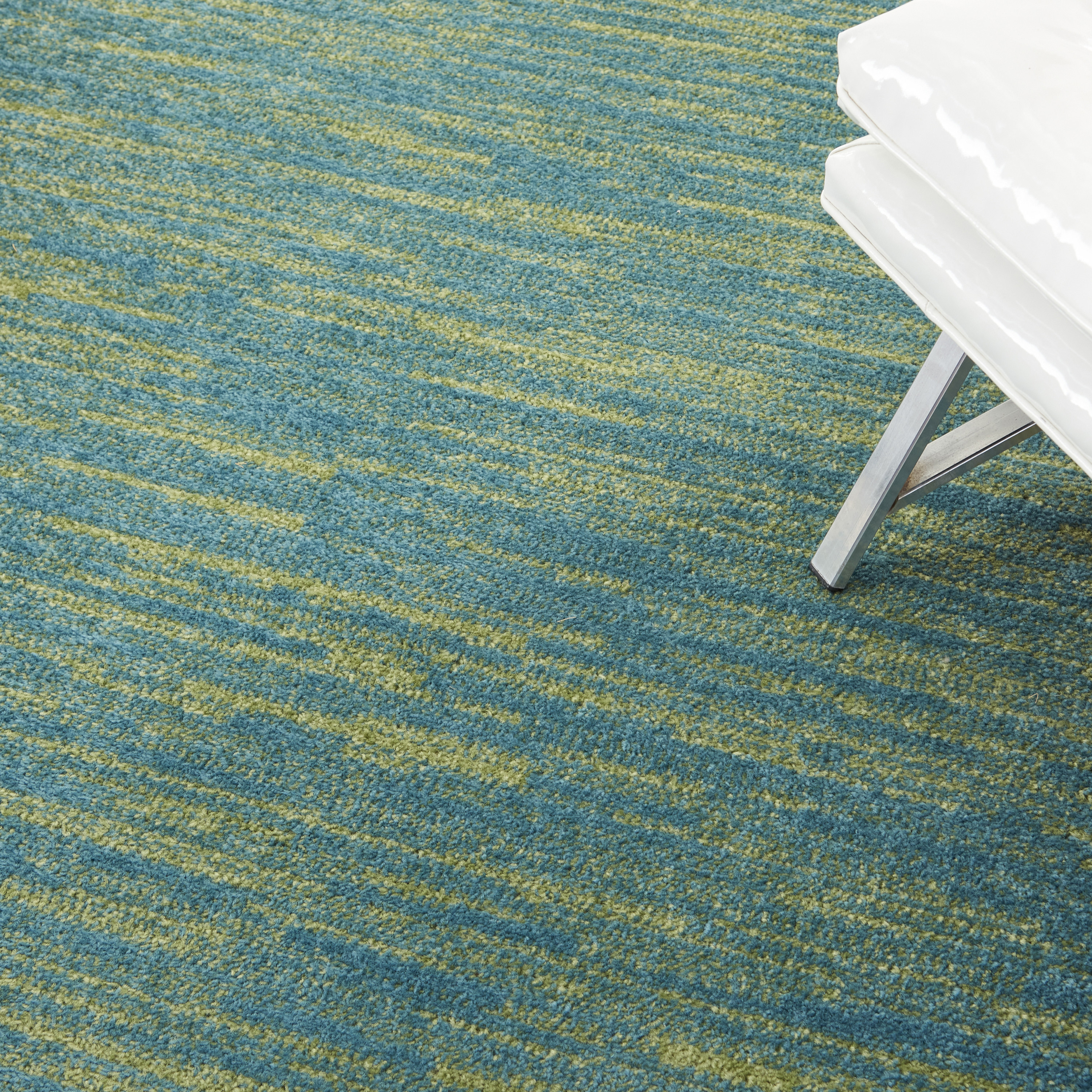 Nourison Nourison Essentials 8' x 10' Blue Green Outdoor Rug