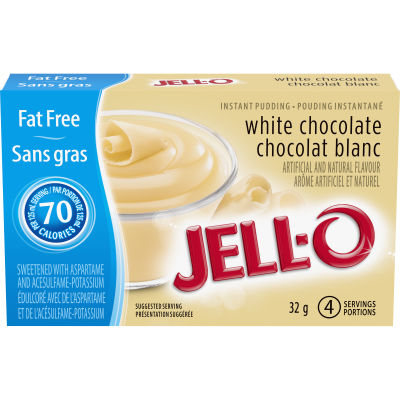 Jell-O Fat Free White Chocolate Instant Pudding Mix