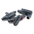 Plasti-Bond PVC Coated Conduit Body Aluminum T Type Form 7 3-Hub 90 Degree Bend 3/4 in. Size Gray/Red