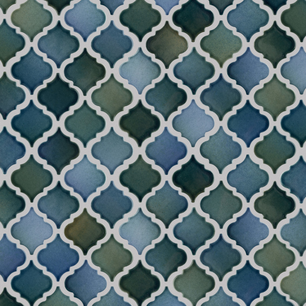 Sample – Hudson Tangier Lagoon Porcelain Mosaic Tile