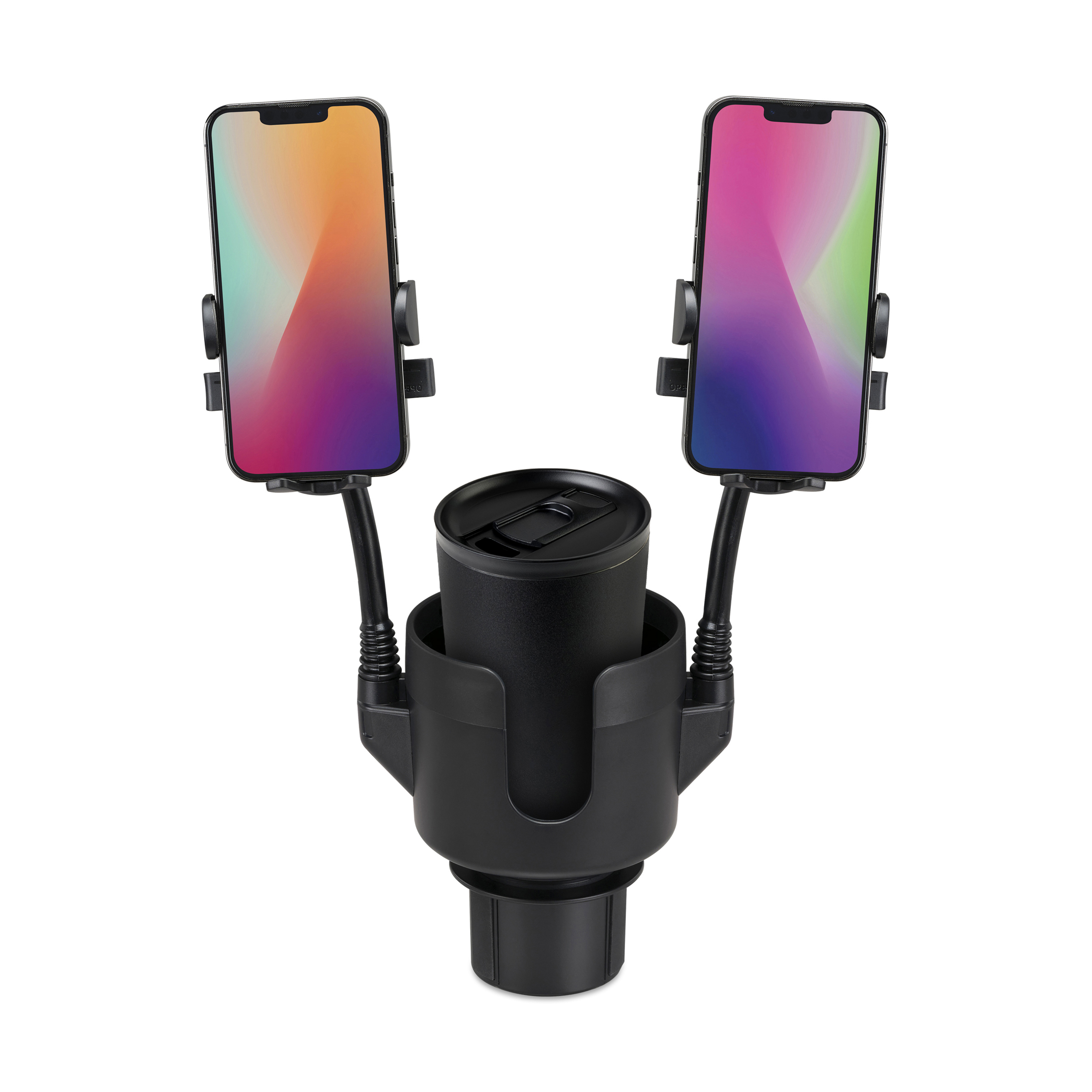 ILive? Cup Holder with Dual Mobile Phone Mount-iLive