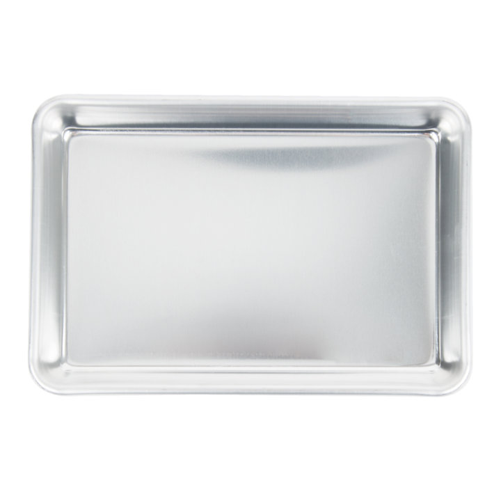 Eighth-size Wear-Ever® heavy-duty aluminum sheet pan with natural finish