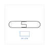 Boardwalk, Zinc Clip-On Dust Mop Frame, 24"